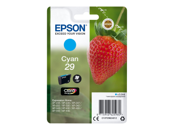 Epson 29 - 3.2 ml - Cyan - original - Blisterverpackung