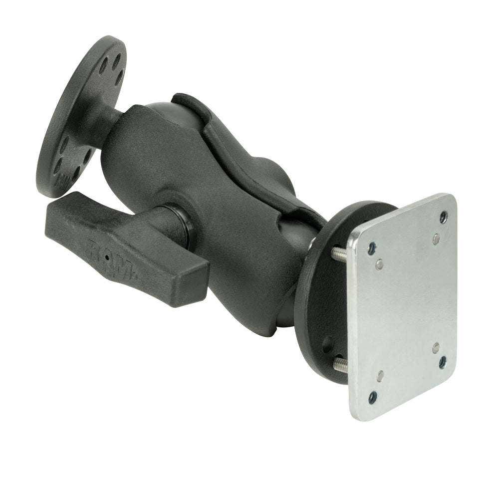 Ram Mounts RAM-101-B-225B2U - Befestigungssockel - Auto - Schwarz - Monochromatisch - Aluminium - Stahl - 521 g, Ansicht 4