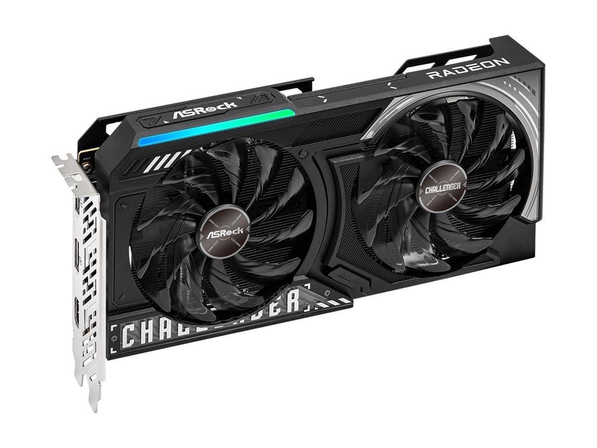 ASRock AMD Radeon RX 9060 XT Challenger 16GB OC, Radeon RX 9060 XT, 16 GB, GDDR6..., Ansicht 3