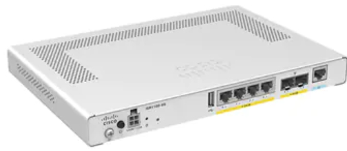 Cisco ISR1100-4GLTEGB, Ethernet-WAN, Gigabit Ethernet, SIM-Karten-Slot, Grau