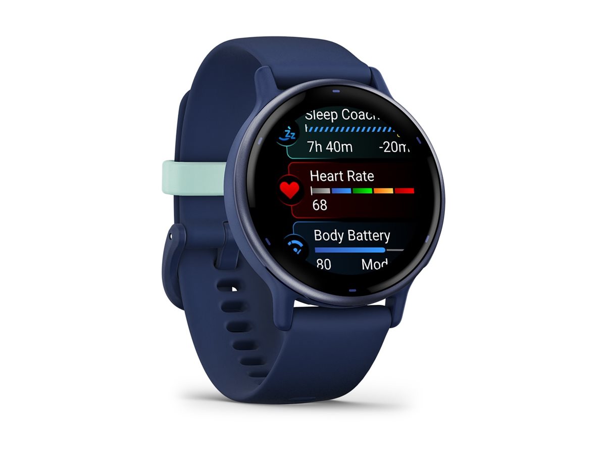 Garmin vívoactive 5 - Marineblau - intelligente Uhr mit Band - Silikon - Handgelenkgröße: 125-190 mm - Anzeige 3.04 cm, Ansicht 4