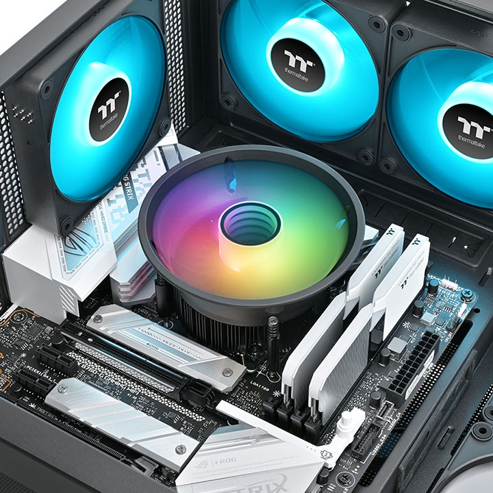 Thermaltake Kühler UX150 ARGB Black Intel 1851 retail - CPU-Kühler - Intel Sockel 1150 (Core i), Ansicht 3