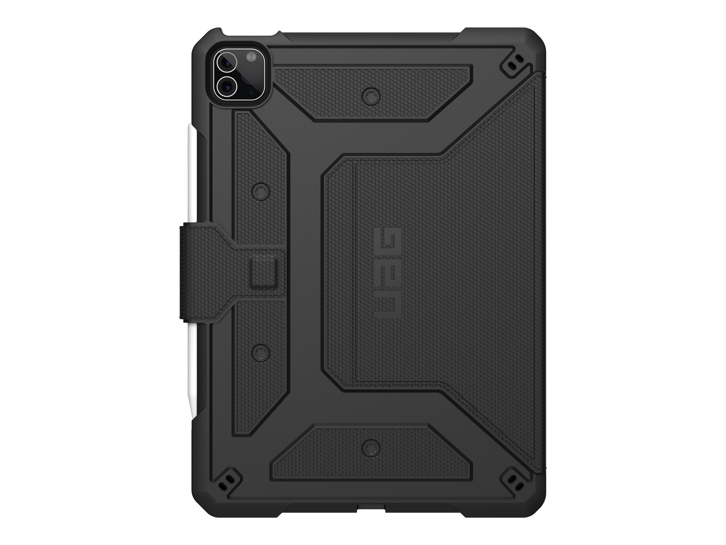 Urban Armor Gear UAG Rugged Case for iPad Pro 11-in (3rd Gen, 2021) - Metropolis Black - Flip-Hülle für Tablet - widerstandsfähig - Thermoplastisches Polyurethan (TPU)