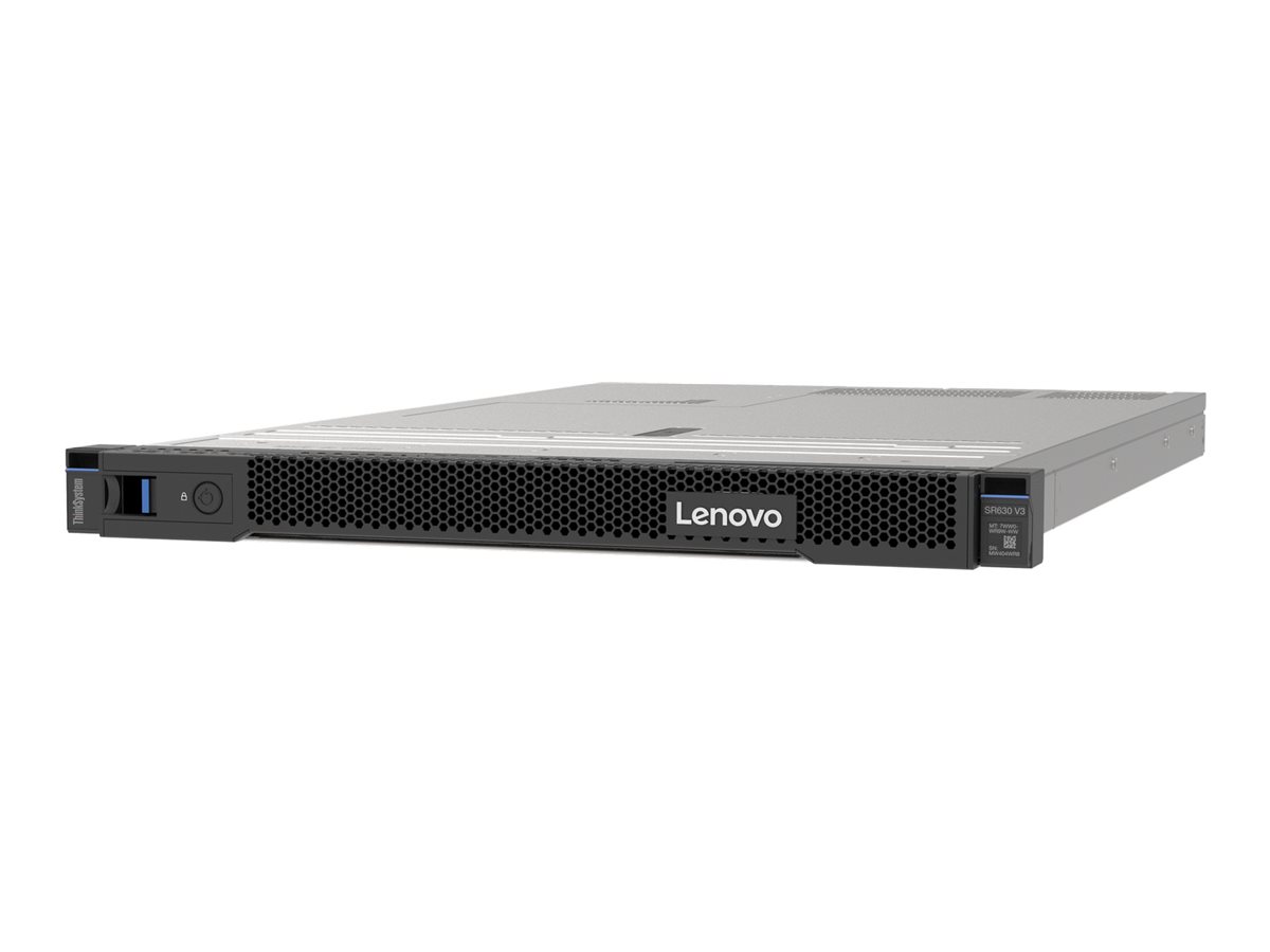Lenovo ThinkSystem SR630 V3 7D73 - Server - Rack-Montage - 1U - zweiweg - 1 x Xeon Gold 5415+  2.9 GHz - RAM 64 GB - SAS - Hot-Swap 6.4 cm (2.5)