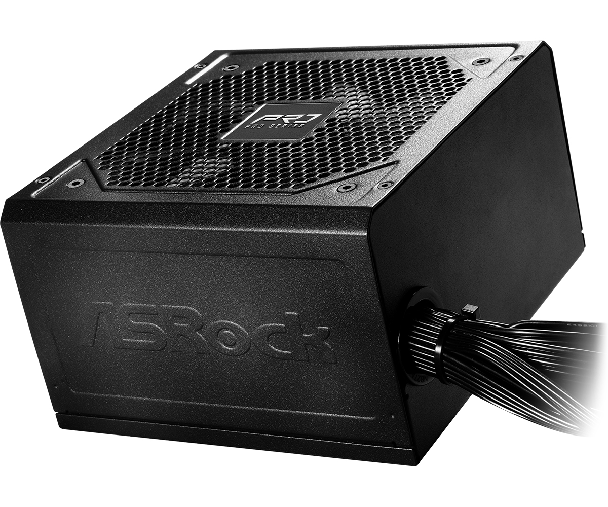 ASRock Pro Series Pro-750G ATX 80+ Gold black - Netzteil - ATX, Ansicht 3
