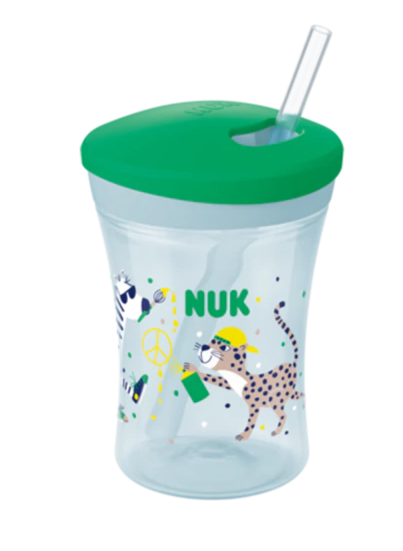 NUK Action Cup 230ml - Einzelbild - 0,23 l - Grün - Polypropylen - Tasse - Erfrischende Getränke von LumaTech