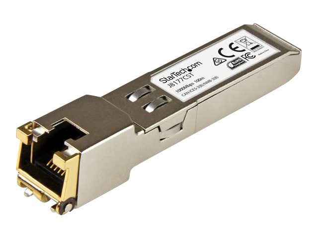StarTech.com Gigabit RJ45 Kupfer SFP Transceiver Modul - HP J8177C kompatibel - 1000Base-T - Mini-GBIC SFP, Ansicht 5