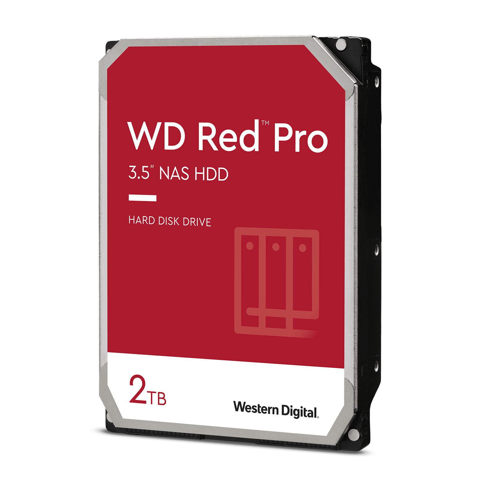 WD Red Pro, 2 TB, 7200 RPM, 64 MB, 3.5&quot;, Serial ATA III