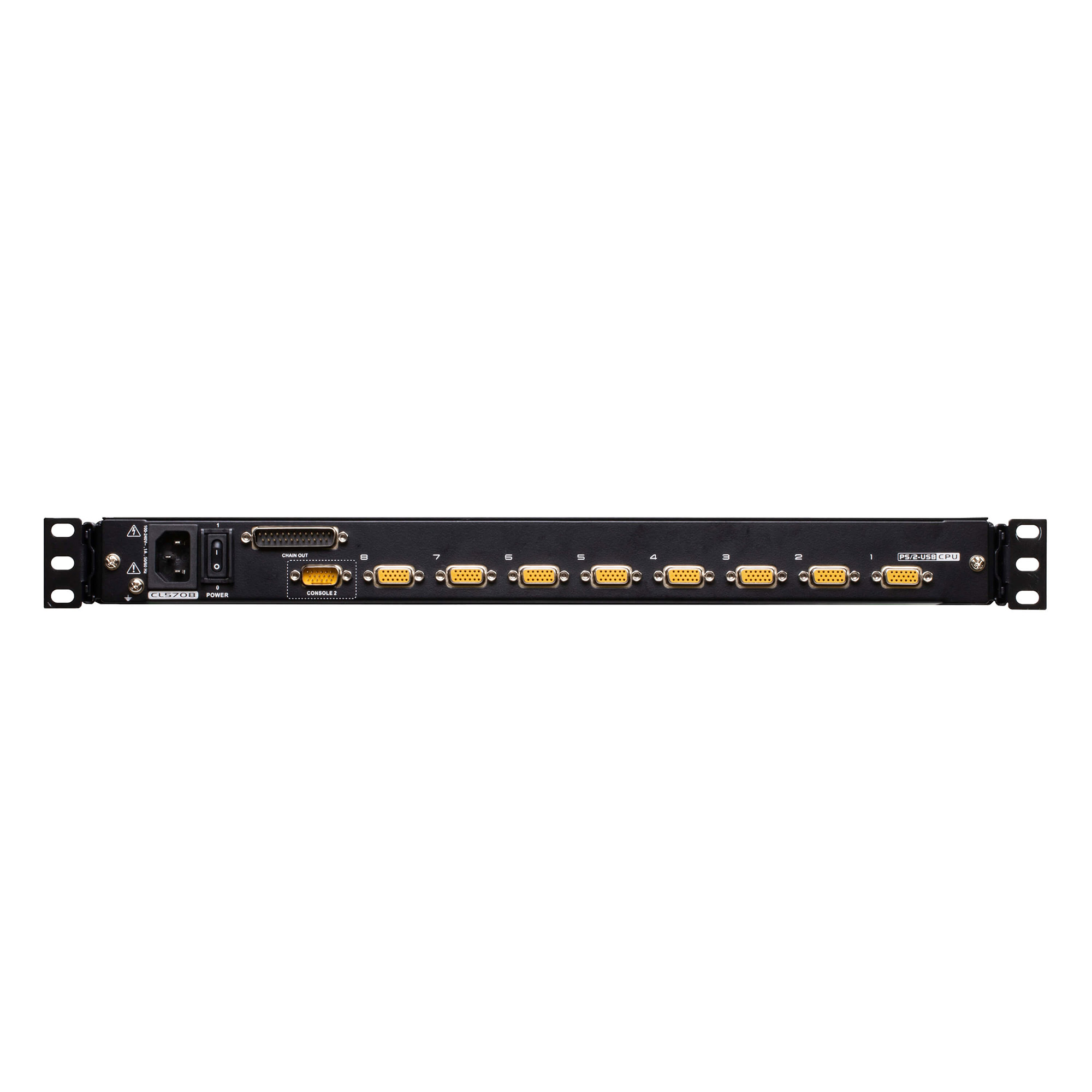 ATEN CL5708MW FR KVM-Switch 8-Port 17.3-LCD SingleRail PS/2-USB VGA, Ansicht 5