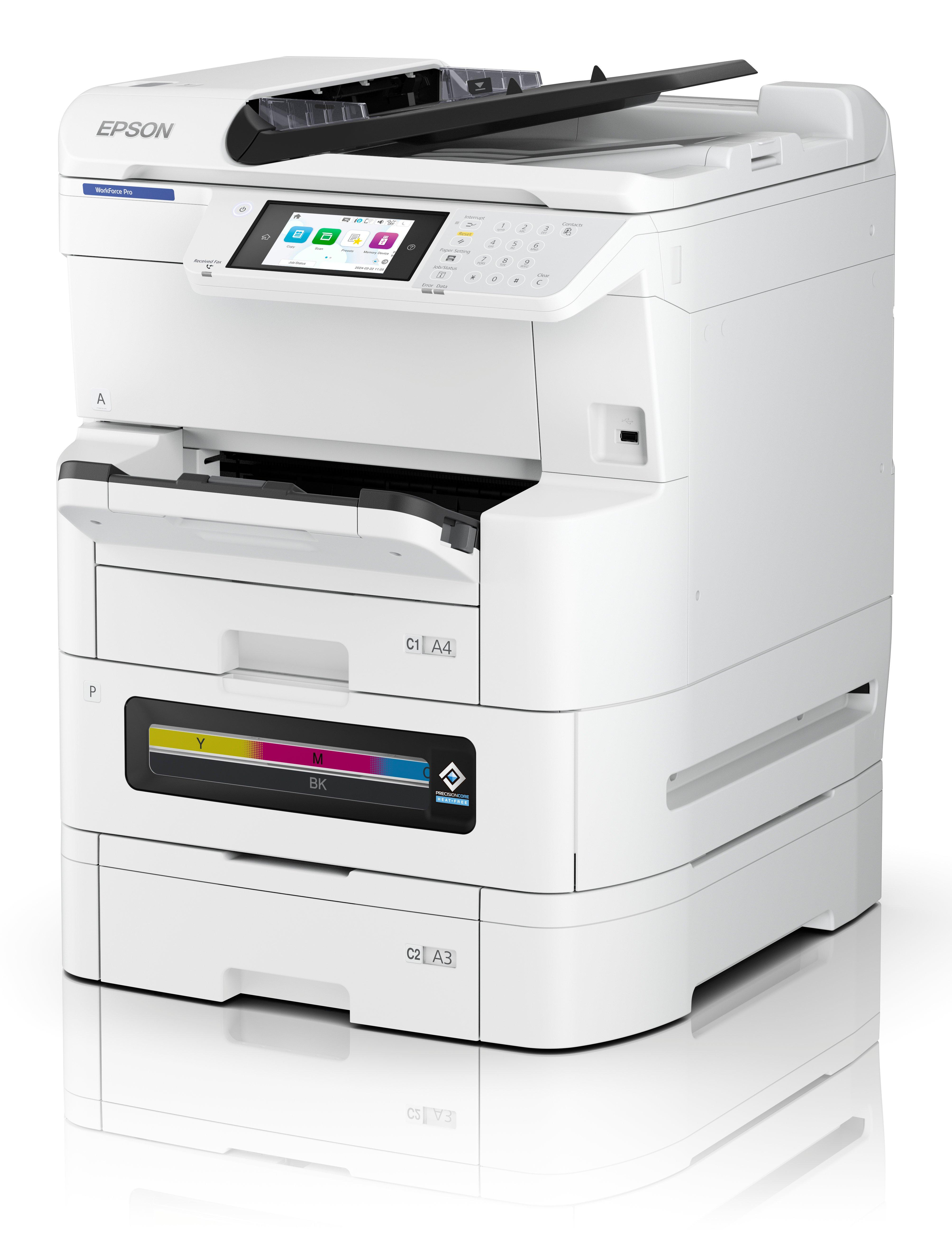 Epson WorkForce Pro EM-C8100RDWF - Multifunktionsdrucker - Farbe - Tintenstrahl - A3 (Medien), Ansicht 2