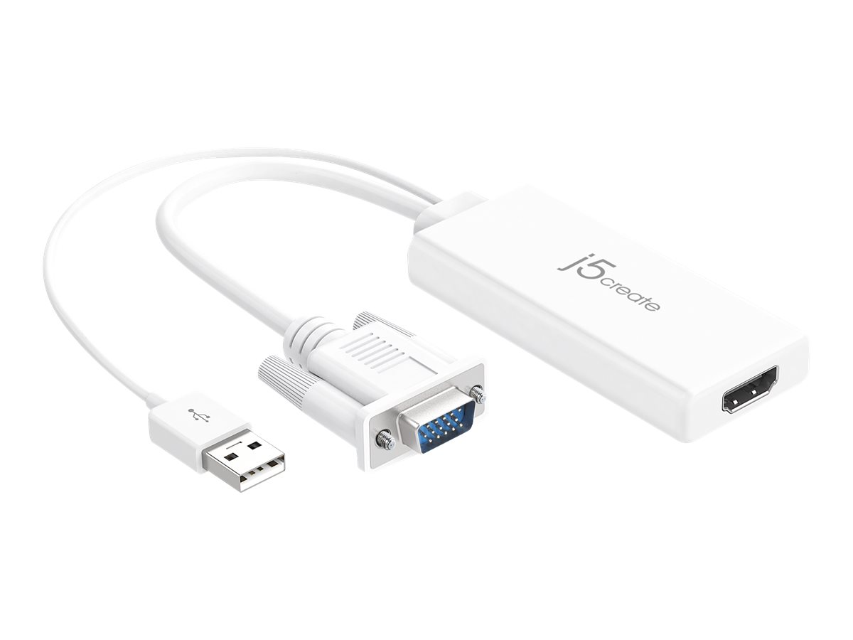 j5create JDA214 - Adapterkabel - HDMI weiblich zu USB, HD-15 (VGA), Ansicht 5