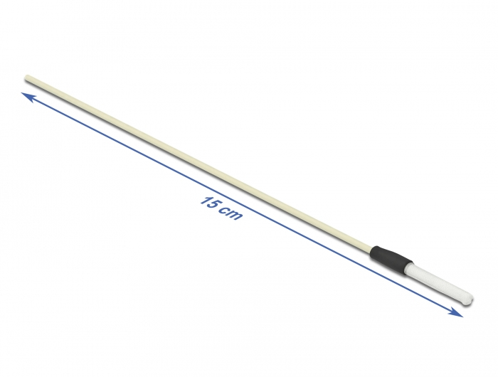 Delock Glasfaser-Reinigungsstift - 15 cm - weiß (Packung mit 5), Ansicht 2