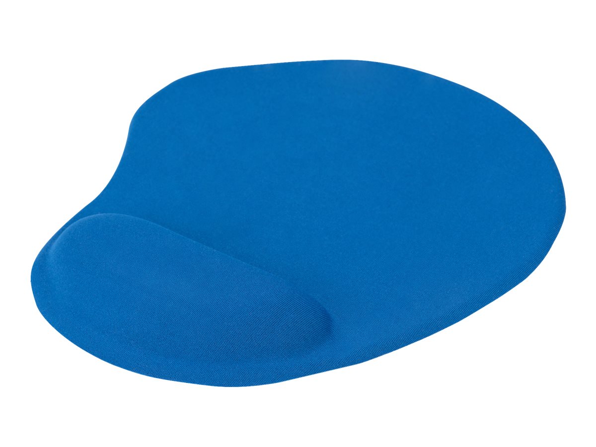 DIGITUS - Mauspad mit Handgelenkpolsterkissen - Blau