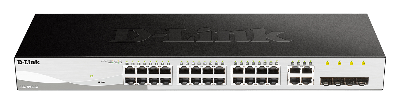 D-Link Switch DGS-1210-28 28 Port - Switch - Glasfaser (LWL), Ansicht 4