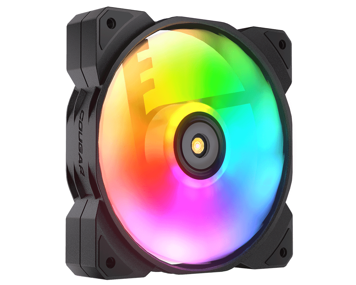 Cougar Gehäuse Lüfter MHP 120 ARGB Schwarz 3er-Pack - Gehäuse-Lüfter - 2.000 rpm, Ansicht 2