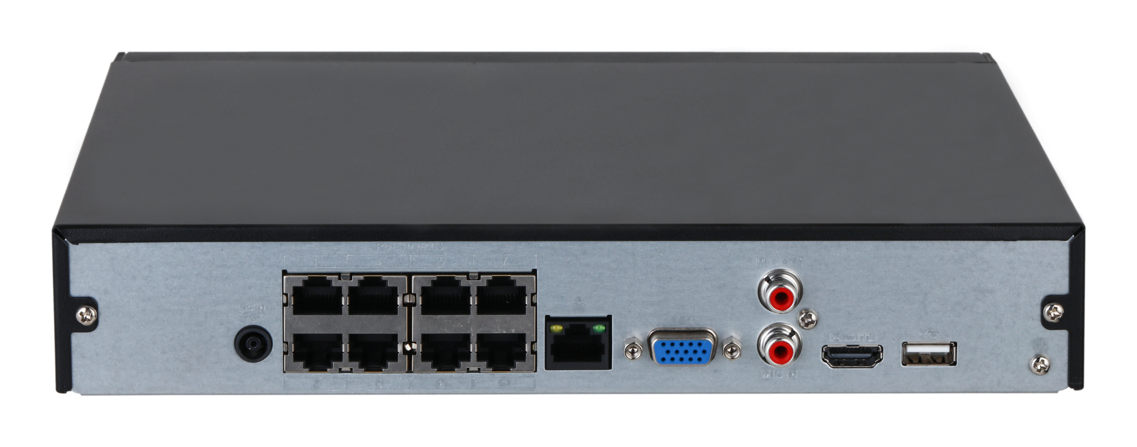 Dahua NVR2108HS-8P-4KS3 8CH Compact 8PoE 1HDD Lite Network Video Recorder - TCP/IP - Power over Ethernet, Ansicht 2