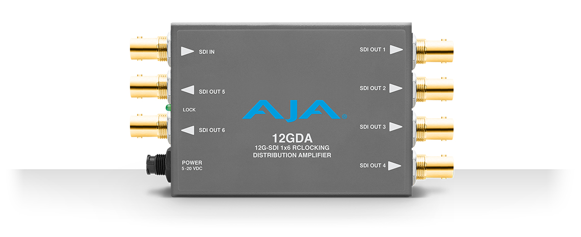 AJA 12GDA - Verteilerverstärker, Ansicht 2