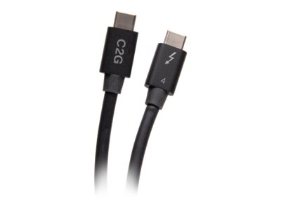 C2G 1.5ft Thunderbolt 4 USB C Cable - USB C to USB C - 40Gbps - MM - Thunderbolt-Kabel - 24 pin USB-C (M)