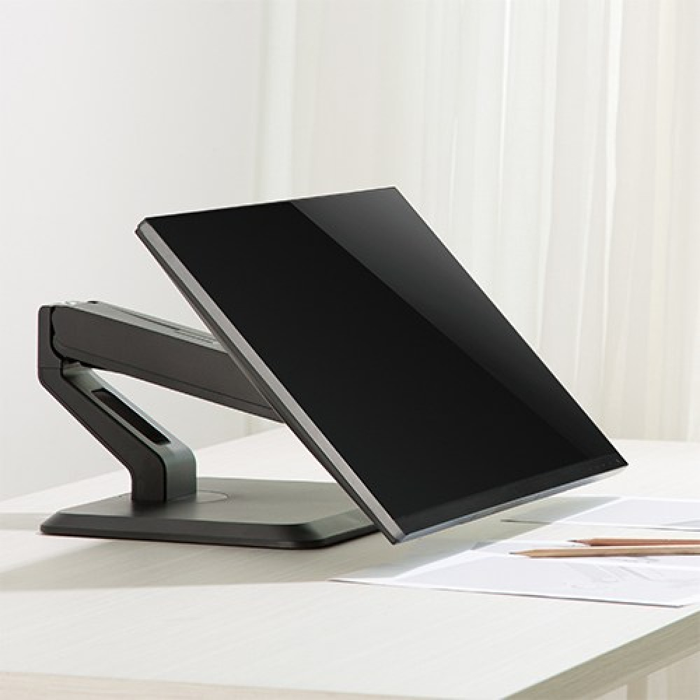 IC Intracom TECHly - Aufstellung - einstellbarer Arm - für touch screen monitor - Kunststoff, Aluminium, Ansicht 3