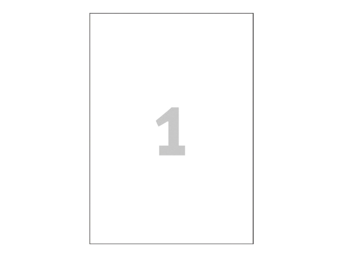 Avery Zweckform Avery - Weiß - A4 - 210 x 297 mm 100 Etikett(en) (100 Bogen x 1), Ansicht 3