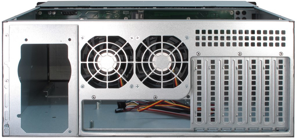 Inter-Tech IPC 4U-4408 - Rack-Montage - 4U - erweitertes ATX / SSI EEB - ohne Netzteil (ATX), Ansicht 4