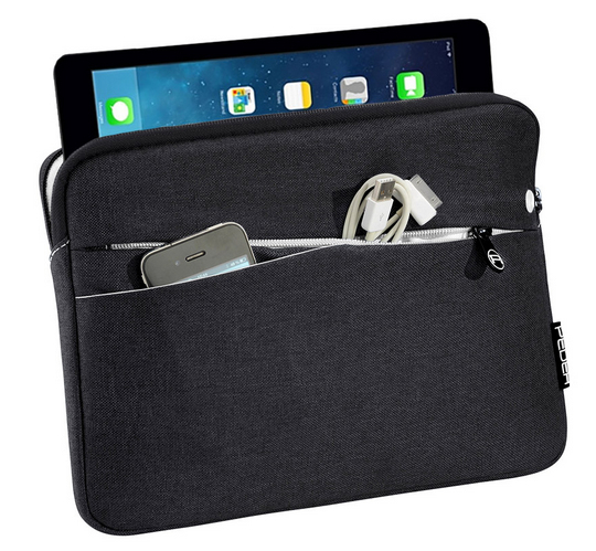 PEDEA Fashion - Tasche für Apple 12.9-inch iPad Pro (1. Generation, 2. Generation) - Nylon - Schwarz - 12.9, Ansicht 2