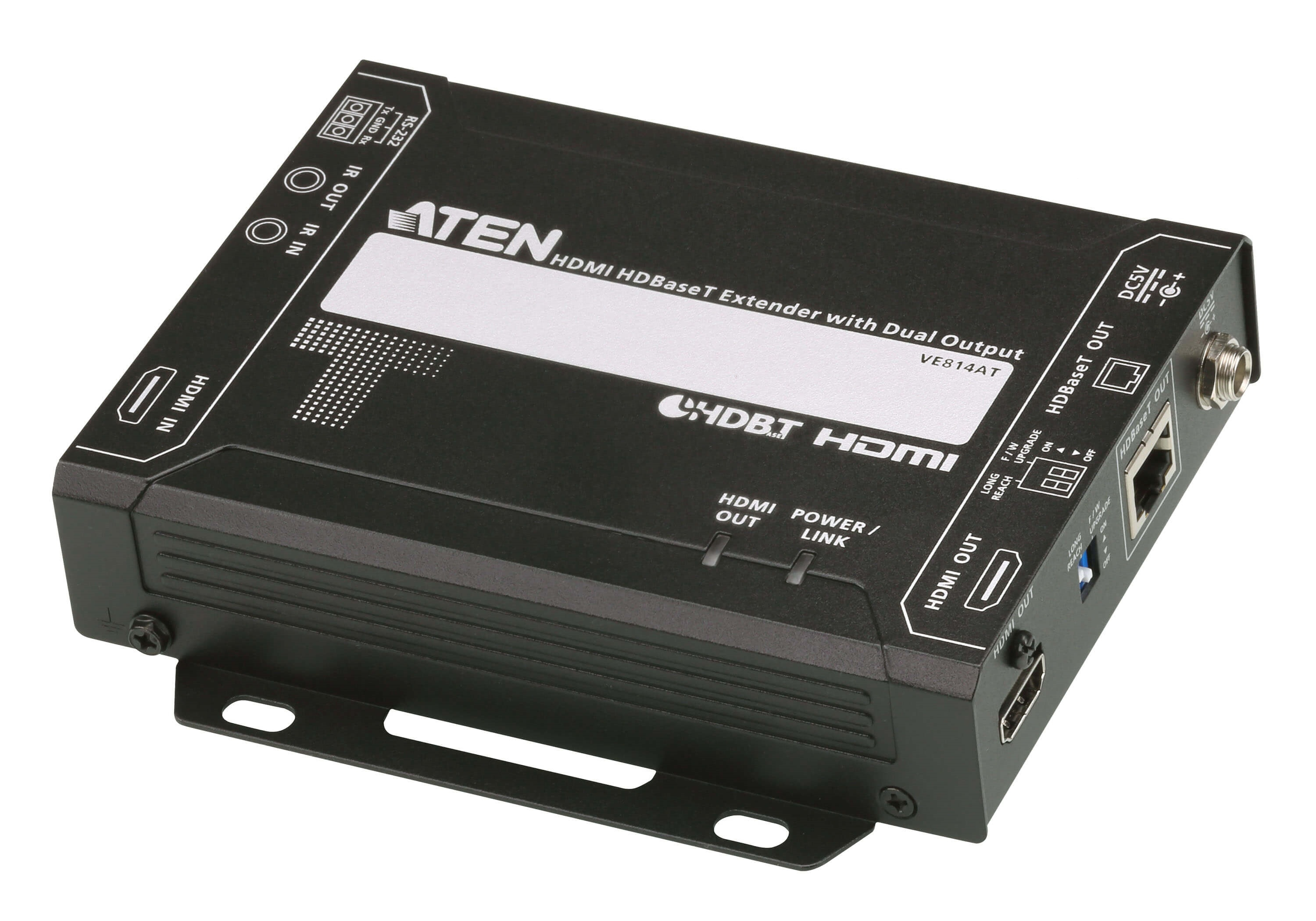 ATEN VanCryst VE814AT - Video/Audio/Infrarot/seriell/Netzwerkextender, Ansicht 3