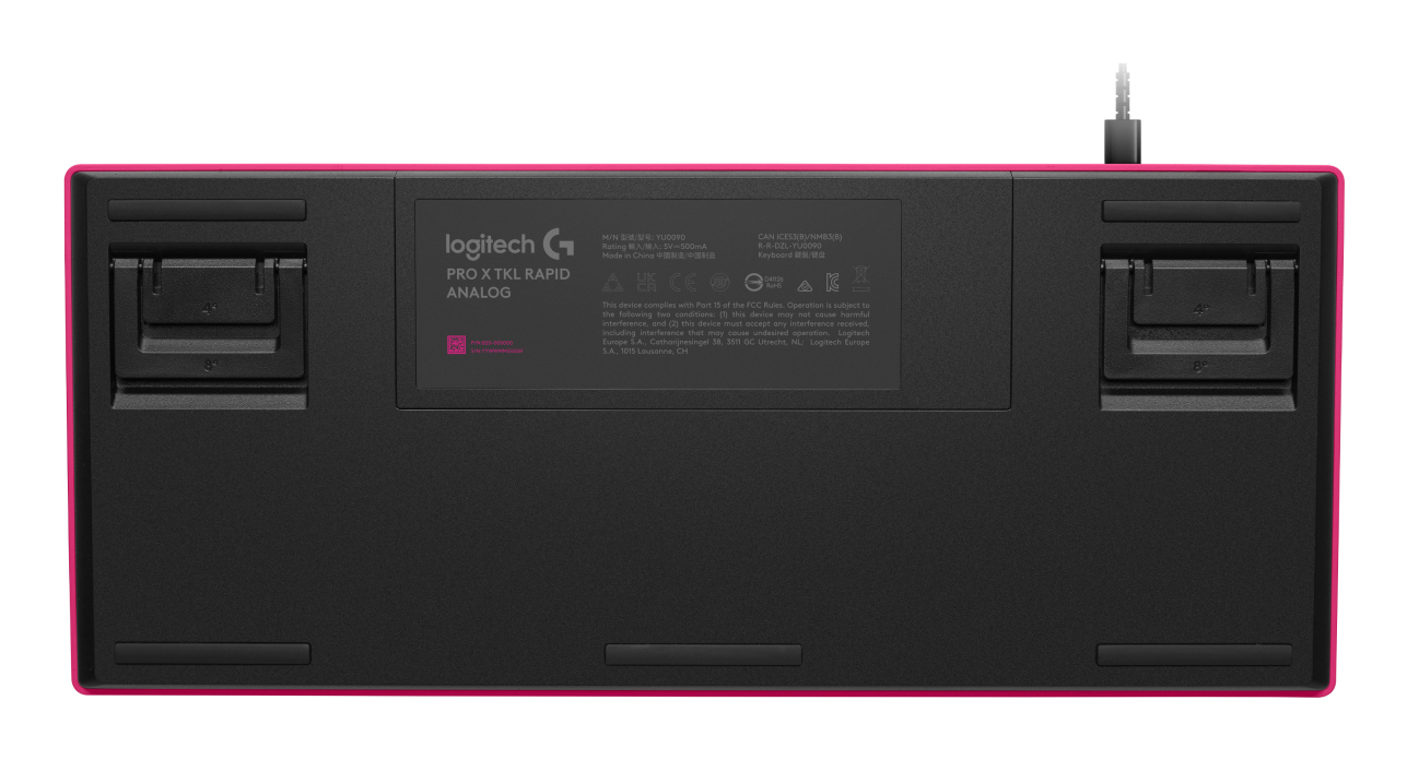 Logitech G PRO X RAPID - Tastatur - TKL - Hintergrundbeleuchtung - TL: Französisch, AZERTY, Ansicht 2