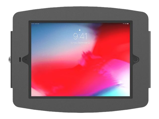 Compulocks Space iPad 10.2" Wall Mount Security Lock Display Enclosure - Gehäuse für Tablett - verriegelbar - hochwertiges Aluminium - Schwarz - Bildschirmgröße: 25.9 cm 10.2" (102IPDSB)