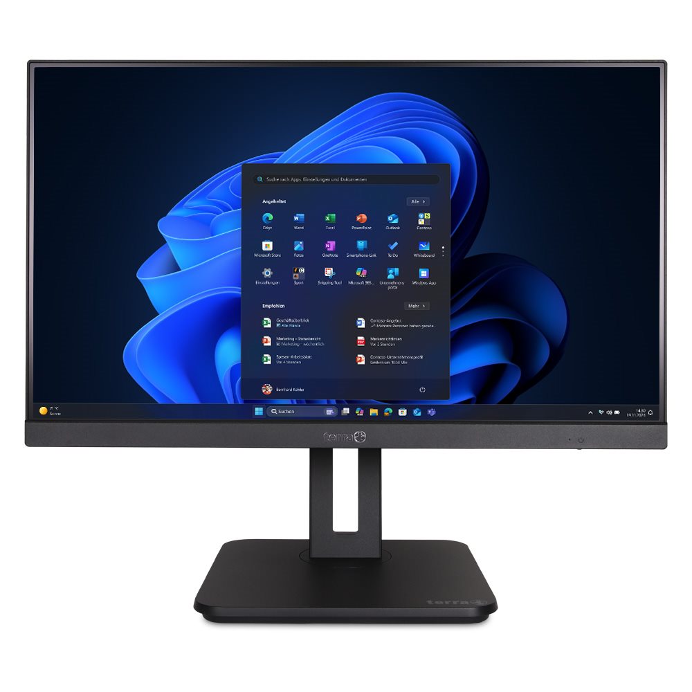 TERRA PC-BUSINESS 1000175 - All-in-One mit Monitor, Komplettsystem - Core Ultra 5 - RAM: 16 GB DDR5 - HDD: 1.000 GB Serial ATA
