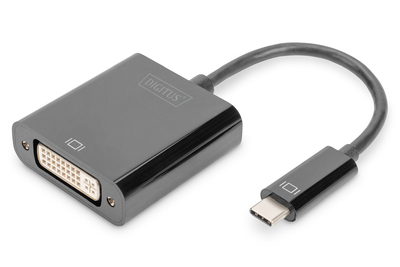 DIGITUS USB Type-C to DVI Adapter 10cm (DA-70829)