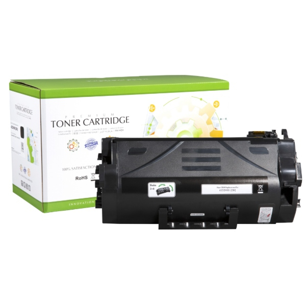 Static Control Hohe Ergiebigkeit - Schwarz - kompatibel - Tonerpatrone (Alternative zu: Lexmark 622H), Ansicht 2