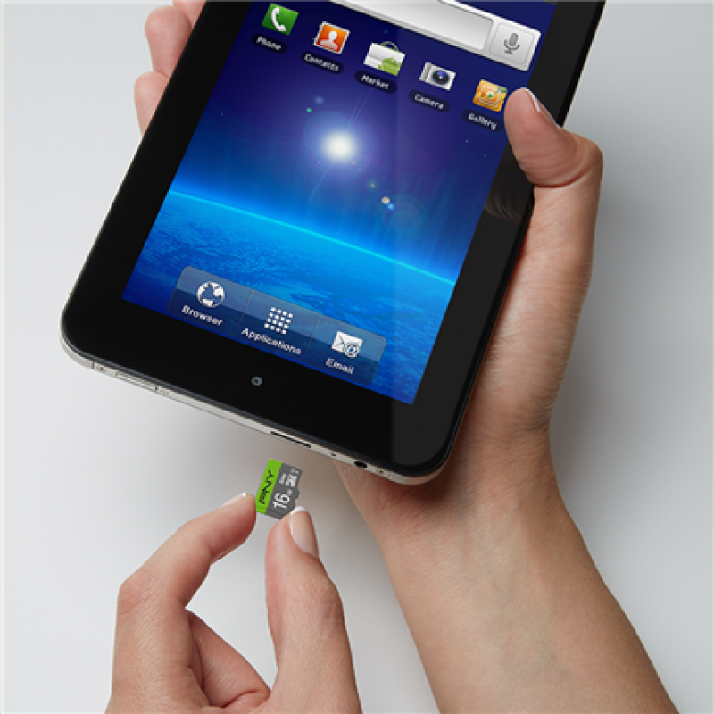 PNY Elite - Flash-Speicherkarte (microSDHC/SD-Adapter inbegriffen), Ansicht 4