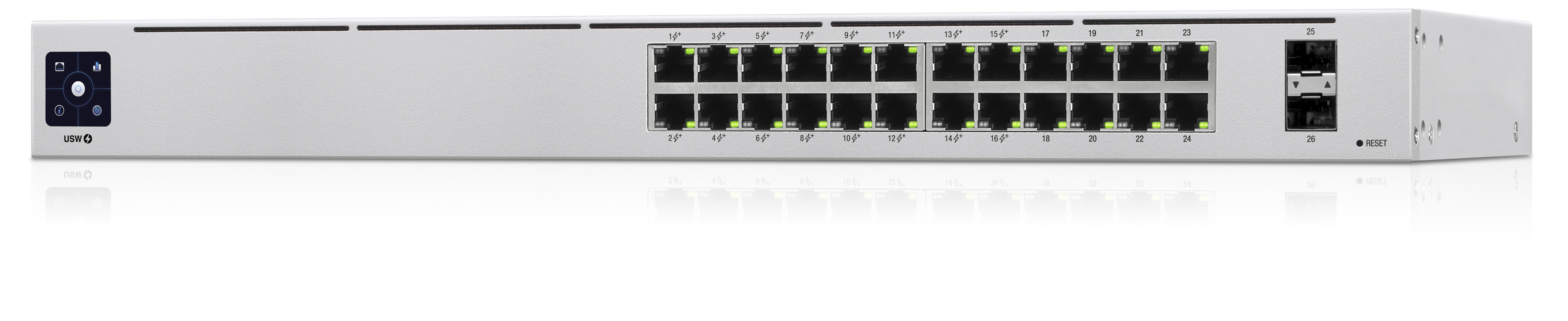 UbiQuiti UniFi Switch USW-24-POE - Switch - managed - 24 x 10/100/1000 (16 PoE+), Ansicht 2