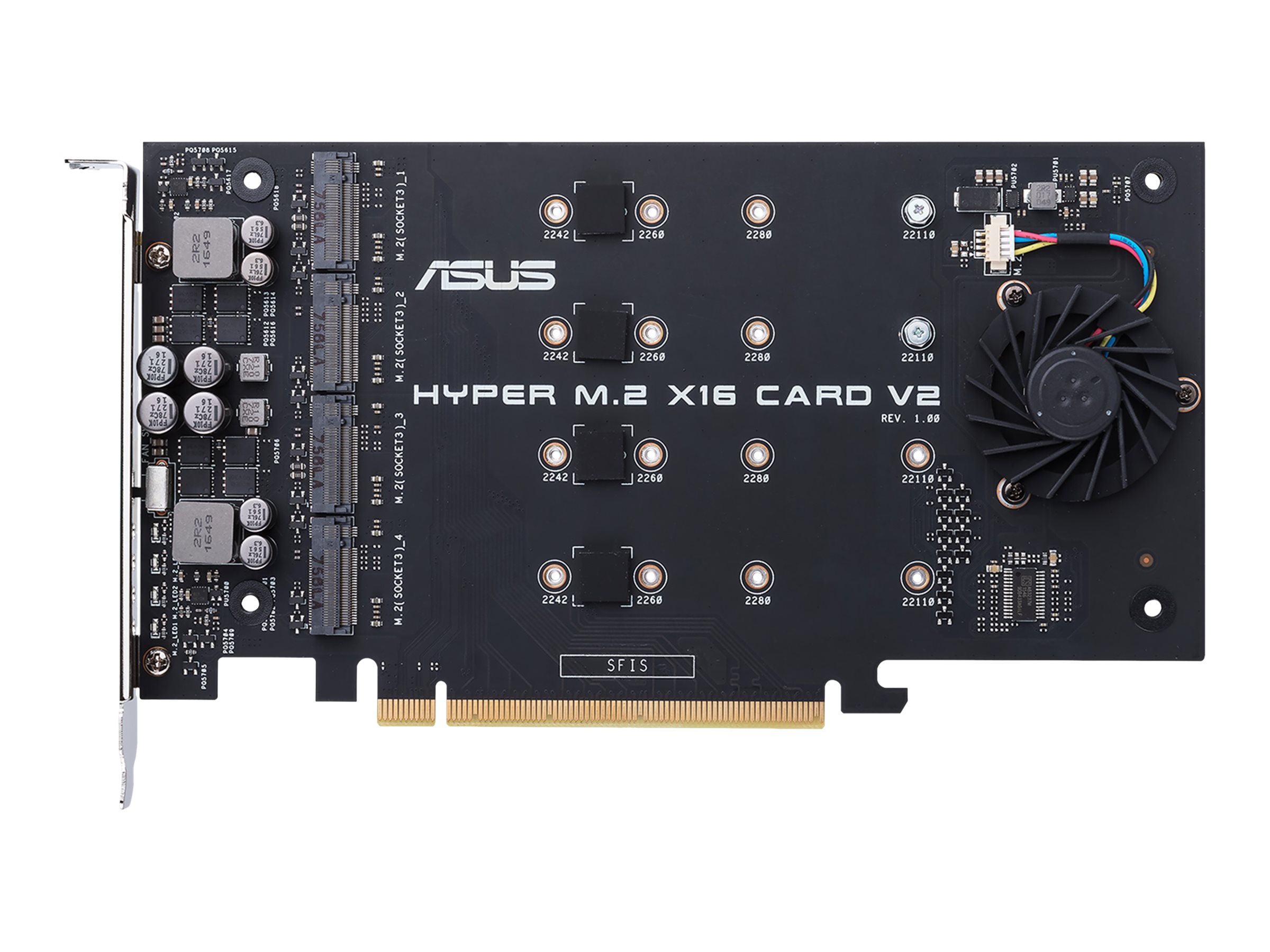 ASUS HYPER M.2 X16 CARD V2 - Schnittstellenadapter, Ansicht 3