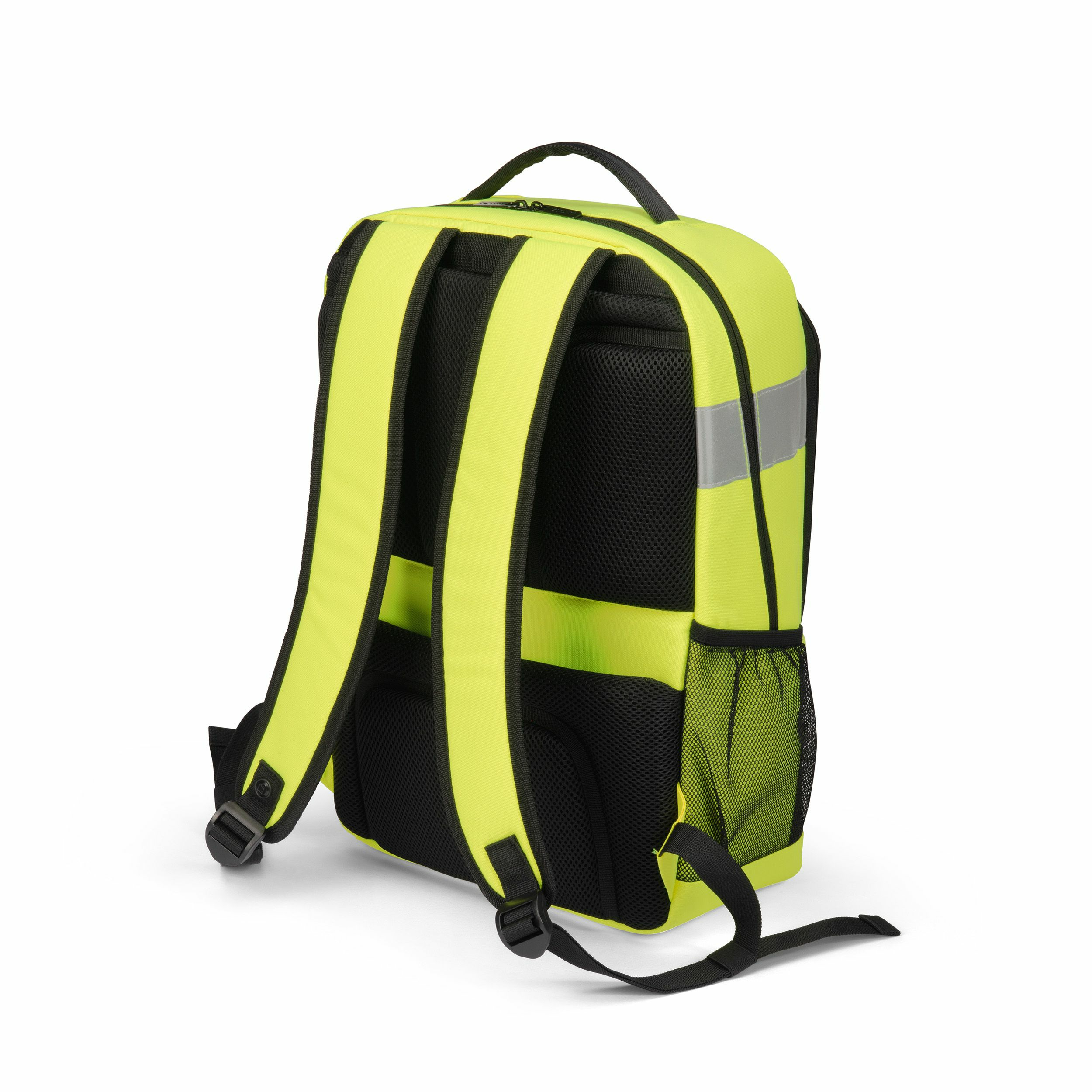 Dicota Hi-Vis Base - Rucksack - 24 L - 600D RPET - Gelb, Ansicht 3