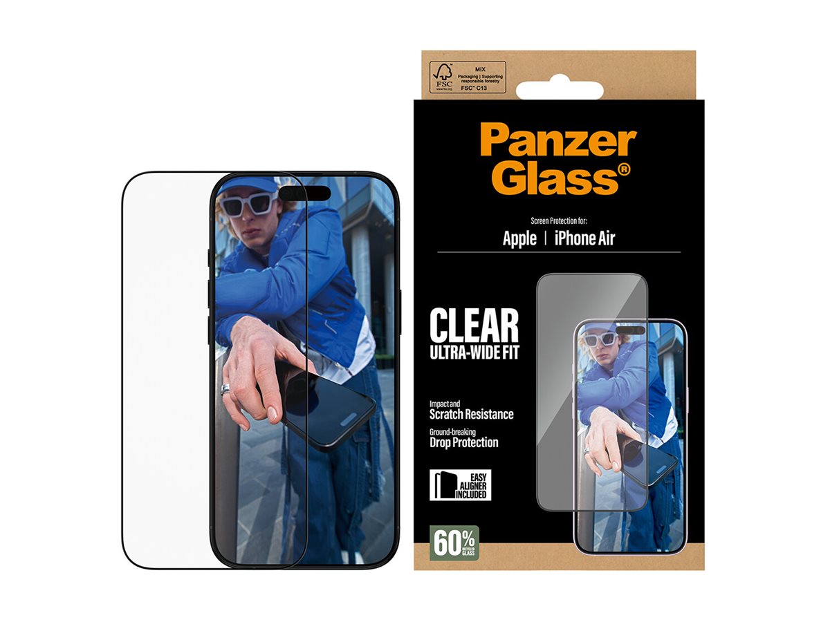 PanzerGlass Bildschirmschutz für Handy - Ultra-Wide Fit mit EasyAligner, Ansicht 3