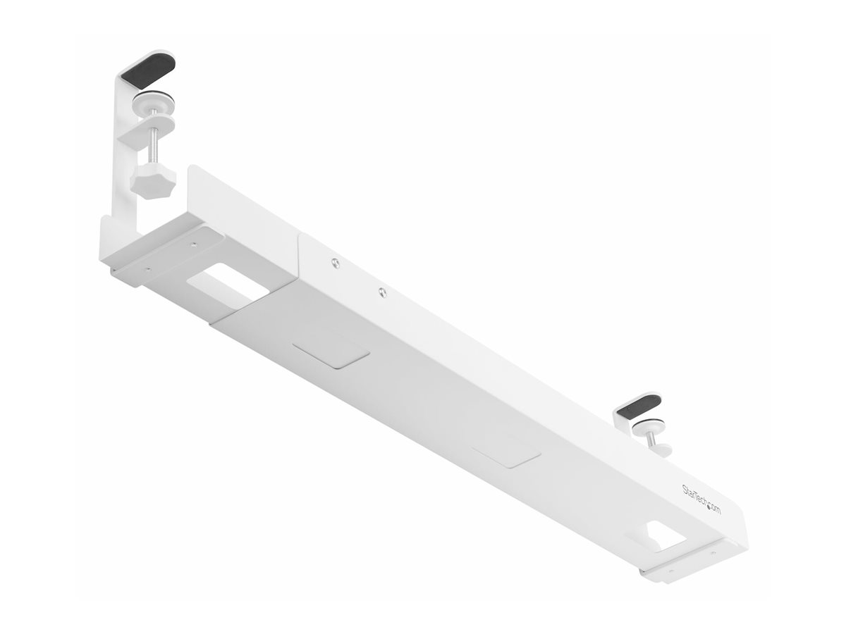 StarTech.com Under Desk Cable Management Tray Clamp-on Installation