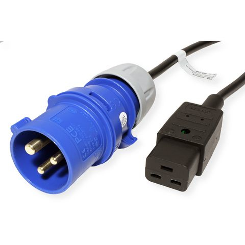 Bachmann 346.112 - 3 m - IEC 309 - C19-Koppler - 16 A, Ansicht 2