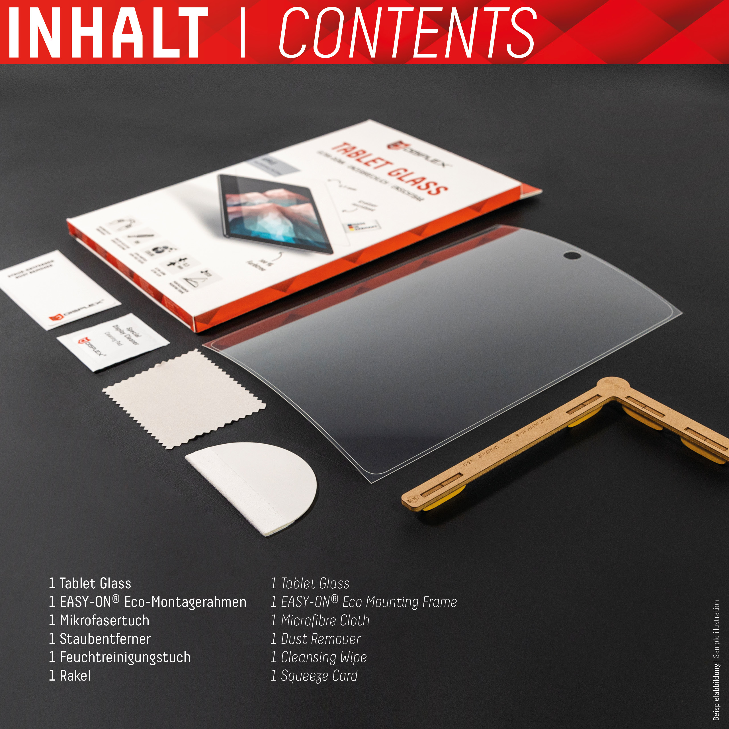 E.V.I. DISPLEX Tablet Glass - Bildschirmschutz für Tablet - Glas - 10.2 - für Apple 10.2-inch iPad; 10.5-inch iPad Air, Ansicht 3