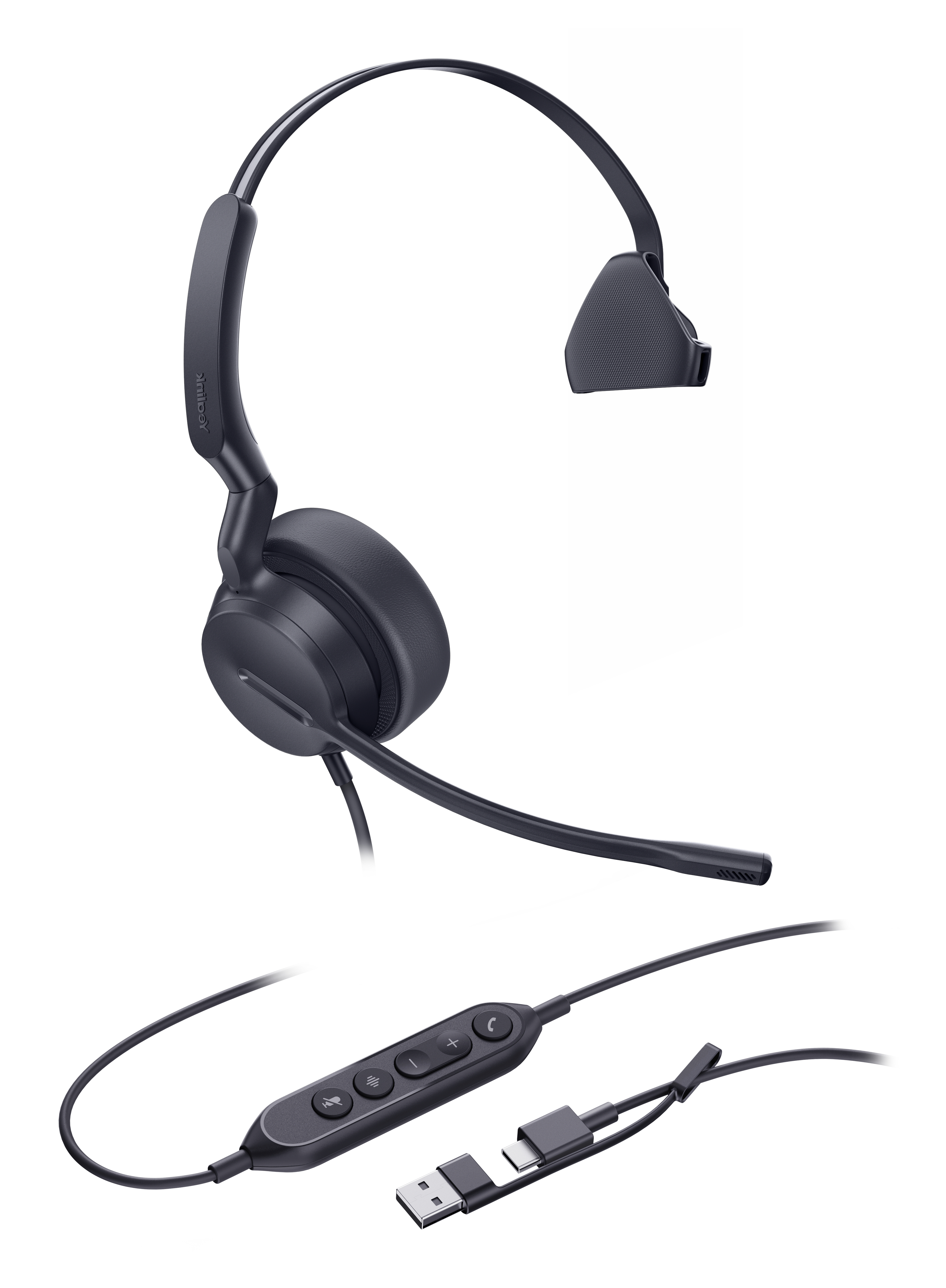 Yealink UH42 Mono - Headset - On-Ear - kabelgebunden, Ansicht 3