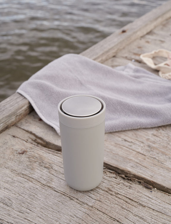 Stelton To Go Click - Grau - Edelstahl - Polypropylen - Kunststoff - 4 h - 8 h, Ansicht 3