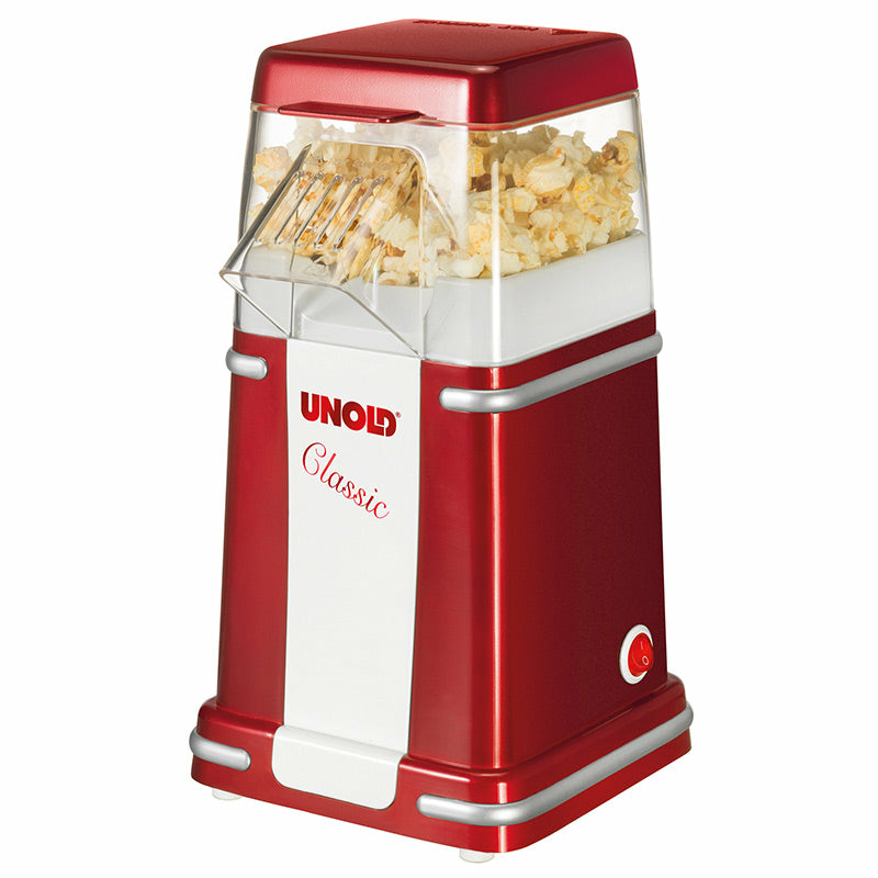 UNOLD 48525 - Popcornmaker - 900 W - Metallic-Rot/Silber/Weiß, Ansicht 4