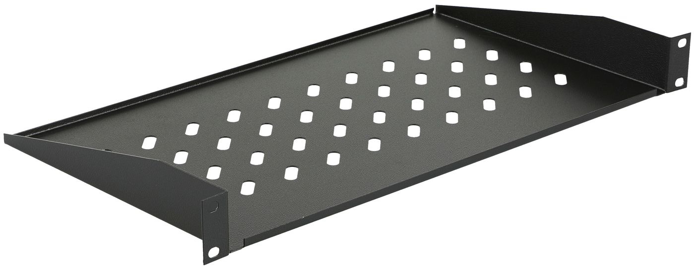 Lanview RAS200BL - Schwarz - 30 kg - 1U - 19 - Oval - 486 mm, Ansicht 2
