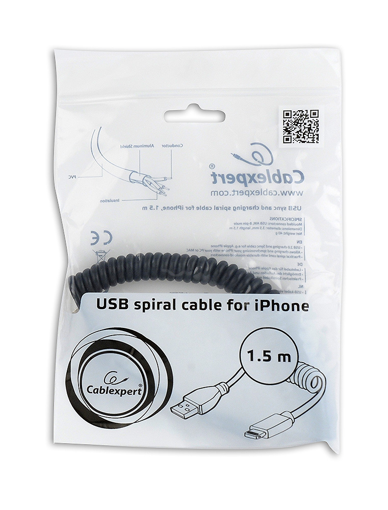 Gembird Cablexpert - Lightning-Kabel - USB männlich zu Lightning männlich, Ansicht 3