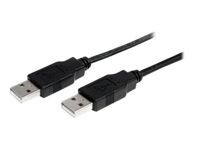 StarTech.com 1m USB 2.0 A auf A Kabel - USB Anschlusskabel Stecker/Stecker - Schwarz - USB-Kabel - USB (M) zu USB (M) - USB 2.0