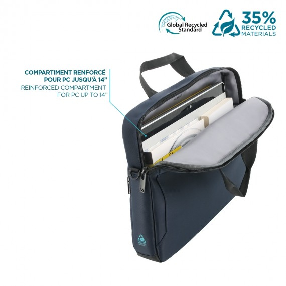 Mobilis Executive 4 - Notebook-Tasche - kompakt, von oben befüllbar, 35% recycelter Inhalt, Ansicht 4