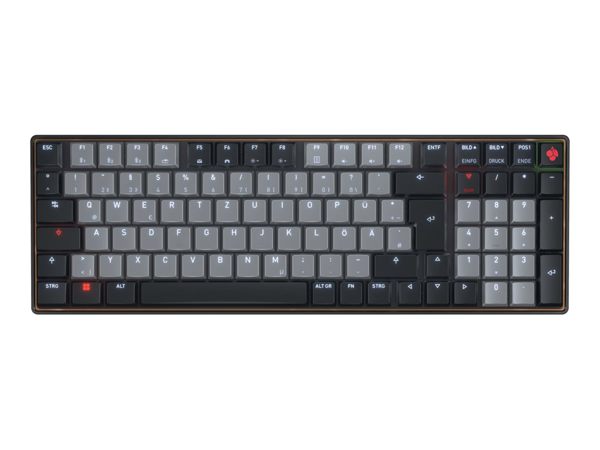 Cherry KW - Tastatur - 96% - compact - hintergrundbeleuchtet