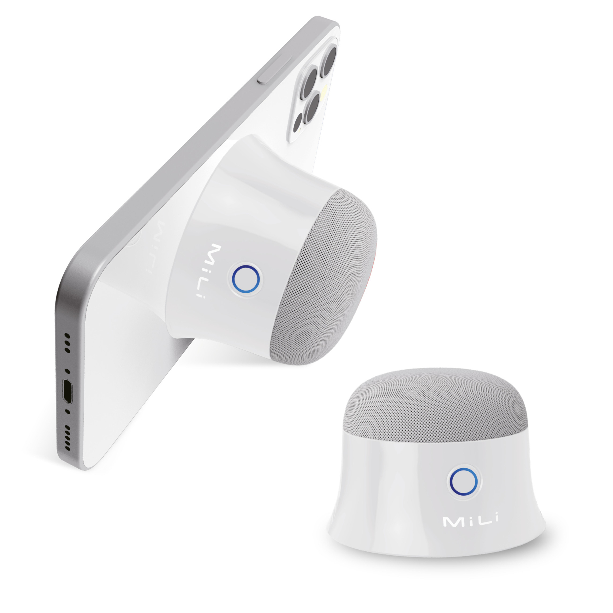 Ultron Mag Soundmate magnetic BT Speaker 2 Stück white, Ansicht 2