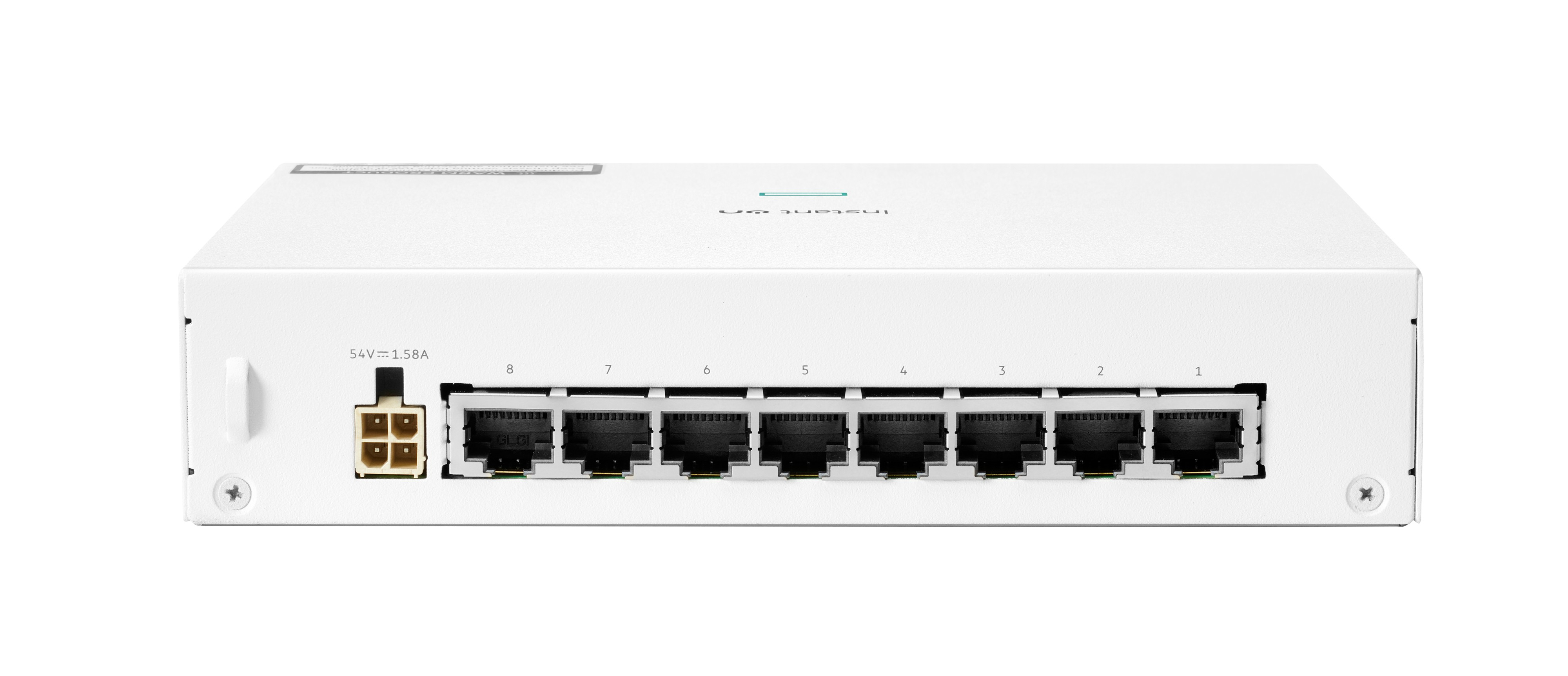 HPE Aruba Instant On 1430 8G Class4 PoE 64W Switch - Switch - unmanaged - 8 x 10/100/1000 (PoE Class 4), Ansicht 4